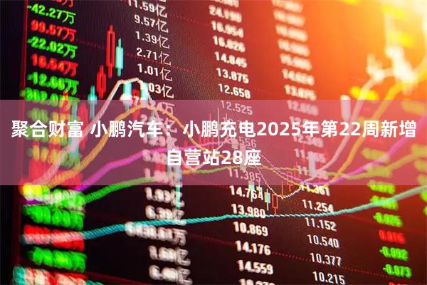 聚合财富 小鹏汽车：小鹏充电2025年第22周新增自营站28座